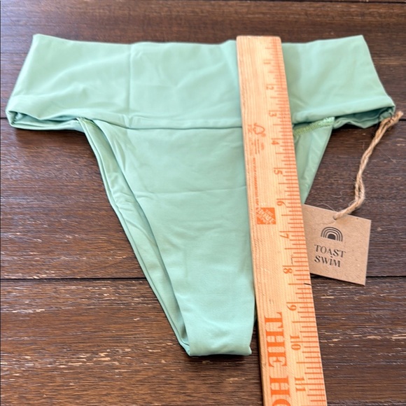 FP x Toast Swim Signature Banded Waist Bottom in Ming Green XS - Picture 7 of 8
